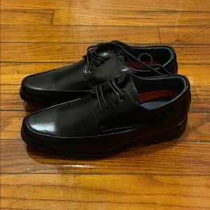 Joseph Allen Black Boy’s Oxfords